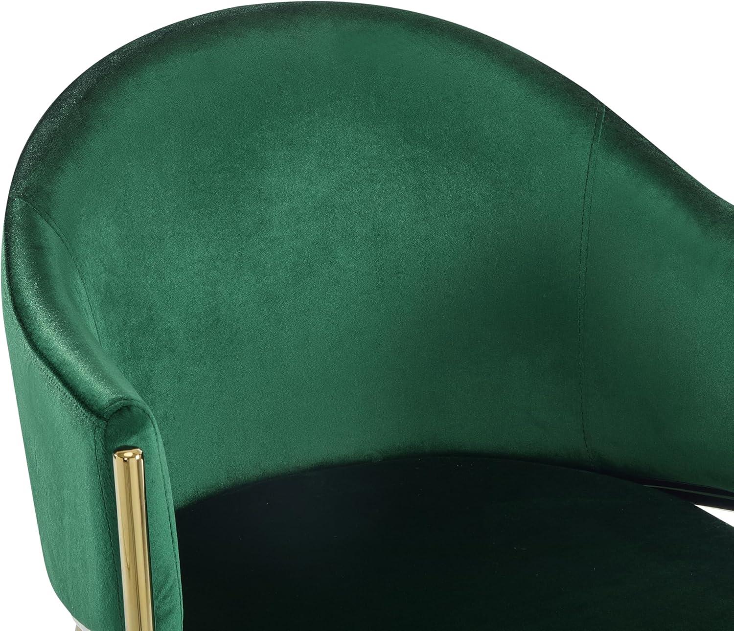 image:imageChristopher Knight Home Hillmon Velvet Upholstered Dining Chairs Set of 2 Iron Frame Dining Room Chair with Curved Backrest Metal Kitchen Side Chair Modern Living Room Accent Seat EmeraldGoldEmeraldgold