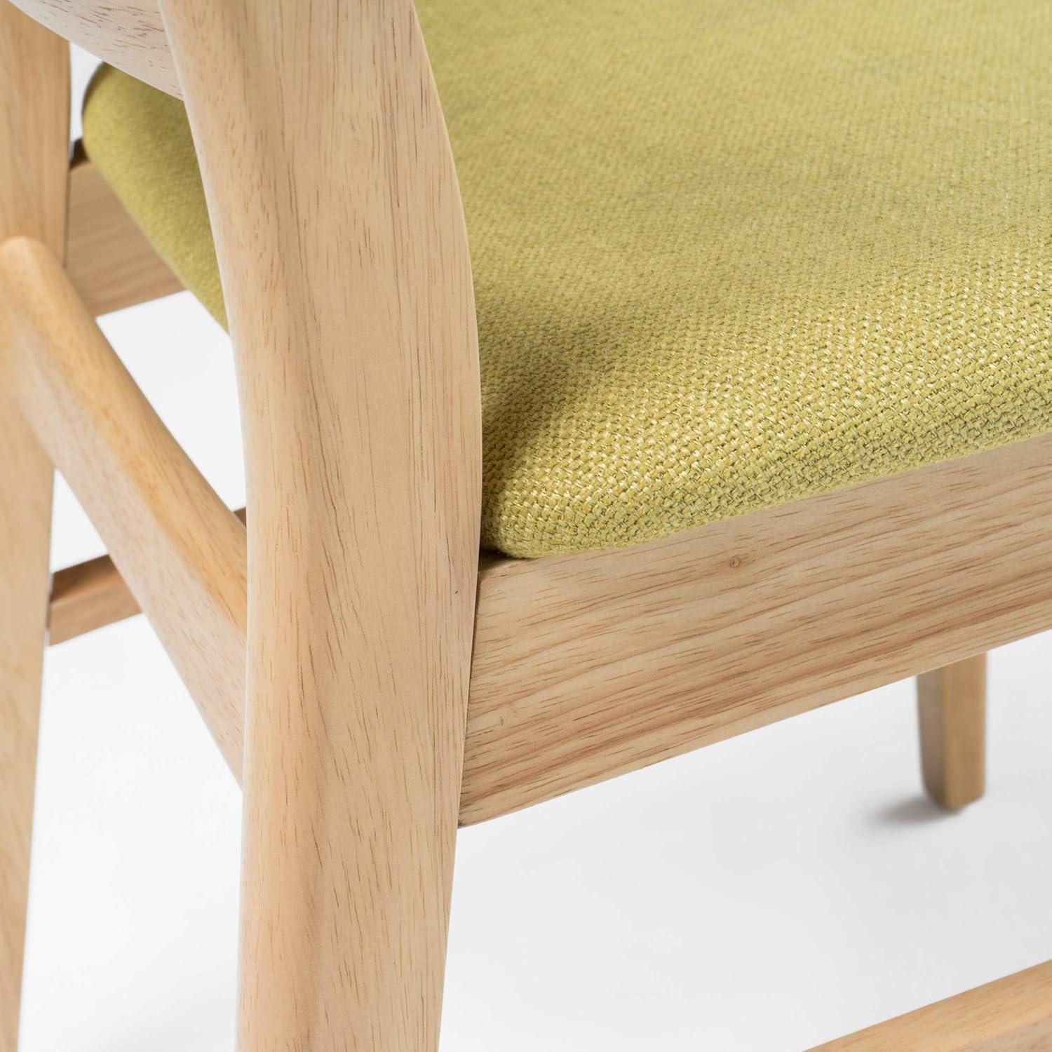 image:imageChristopher Knight Home Idalia Dining Chairs 2Pcs Set Green Tea Oak Finish