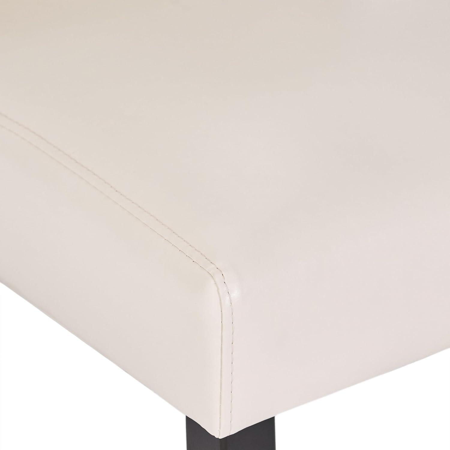 image:imageChristopher Knight Home Lissa PU Dining Chairs 2Pcs Set Ivory