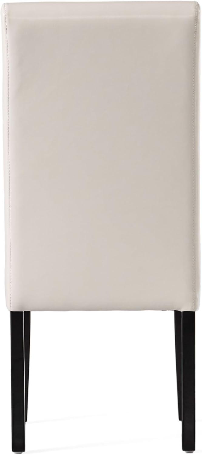 image:imageChristopher Knight Home Lissa PU Dining Chairs 2Pcs Set Ivory