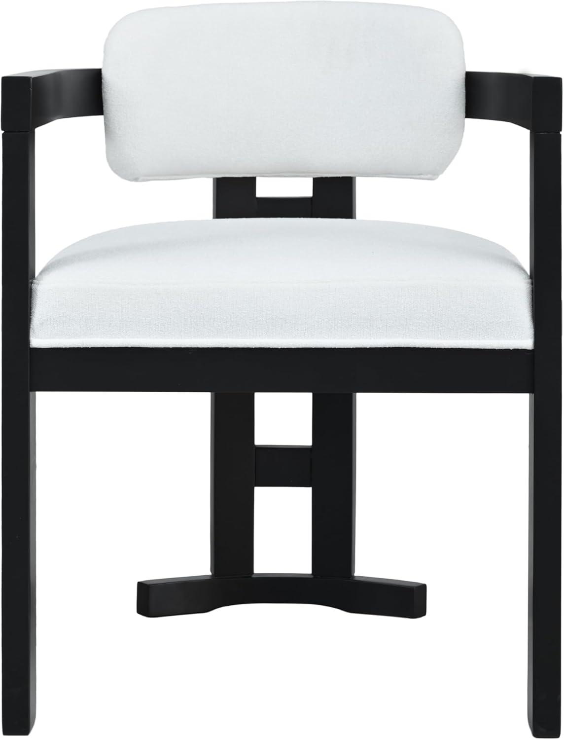 image:imageChristopher Knight Home Loftia Upholstery Seating Kitchen Chair Curved Backrest Accent Dining Chair Wood Frame Armchair Dining Chairs Set of 2 Fabric Dining Chairs for Restaurant Cafeteria YellowWhite