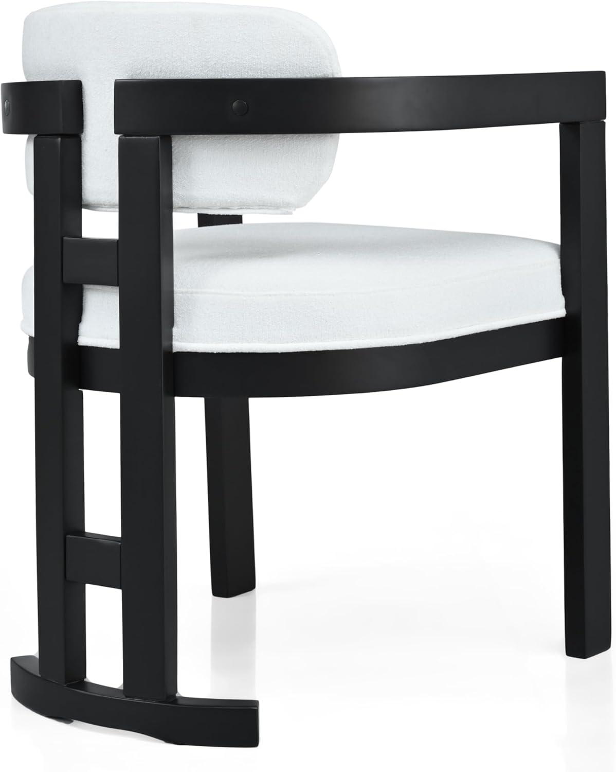 image:imageChristopher Knight Home Loftia Upholstery Seating Kitchen Chair Curved Backrest Accent Dining Chair Wood Frame Armchair Dining Chairs Set of 2 Fabric Dining Chairs for Restaurant Cafeteria YellowWhite