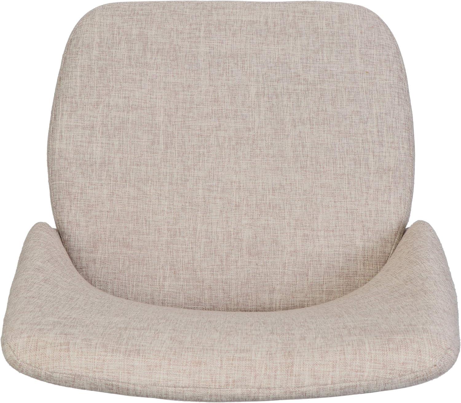 image:imageChristopher Knight Home Marlee MidCentury Fabric Dining Chairs with Dark Walnut Wood Finished Legs 2Pcs Set Wheat