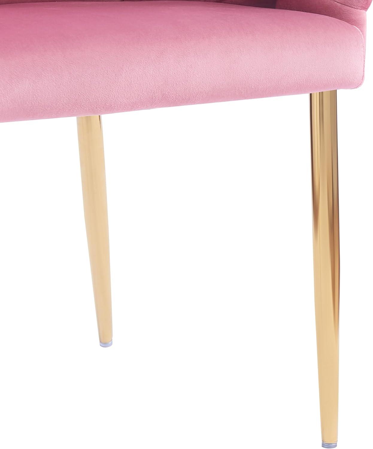 image:imageChristopher Knight Home Middlemist Barrel Accent Chair Luxury Velvet Armchair Modern Upholstered Chair with Gold Legs Knitting Process for Living Room Home Rest Home Office BluePinkset of 2