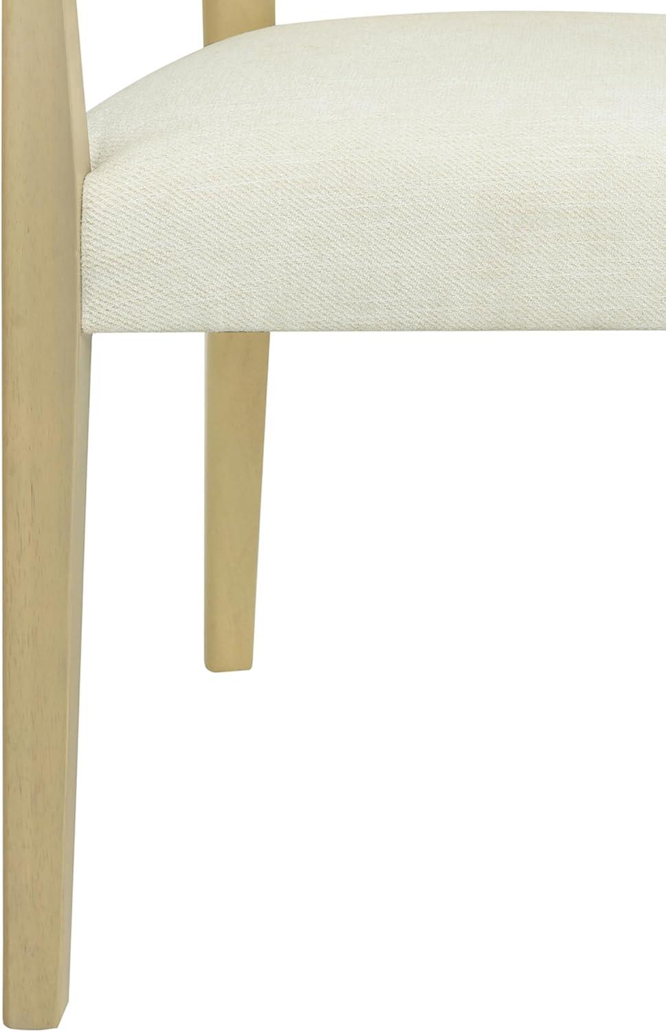 image:imageChristopher Knight Home Oliviel Dining Chair Set of 2 Upholstered Fabric Armchairs Farmhouse Accent Dining Chairs Comfy Seating Kitchen Side Chair Set Wood Rattan Backrest Light AshBeigeLight Ashbeige