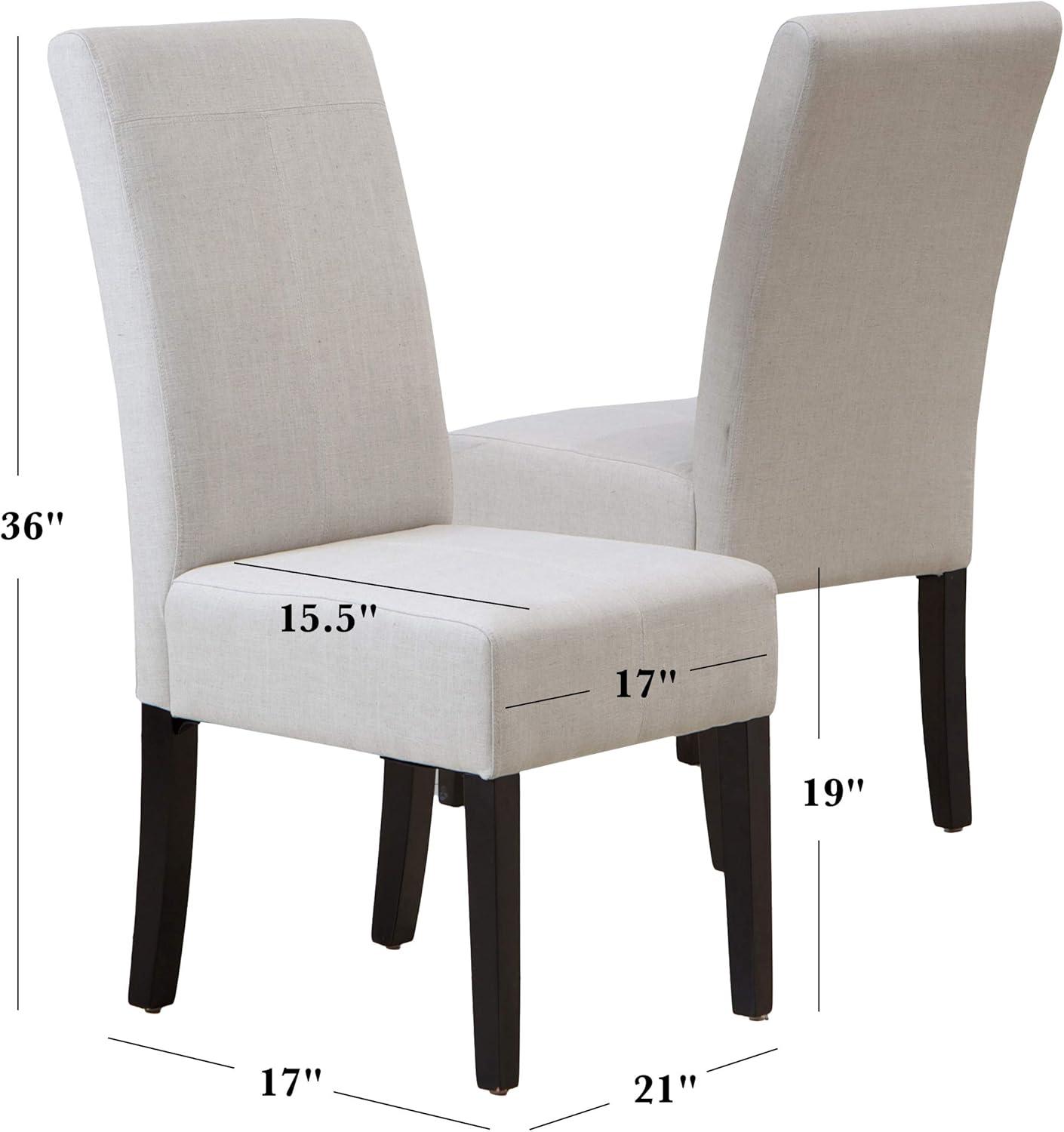 image:imageChristopher Knight Home Pertica Linen Dining Chairs 2Pcs Set Natural