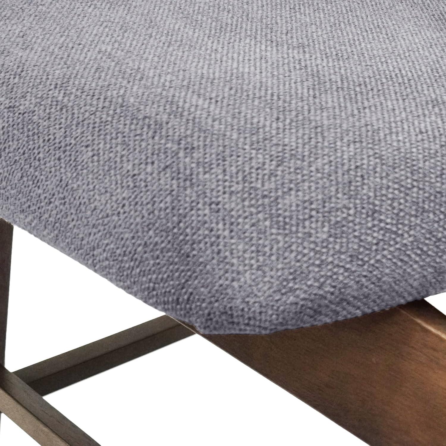 image:imageChristopher Knight Home Stocker Upholstered Dining Chairs Light BeigeWalnut Set of 2Dark Gray Walnut