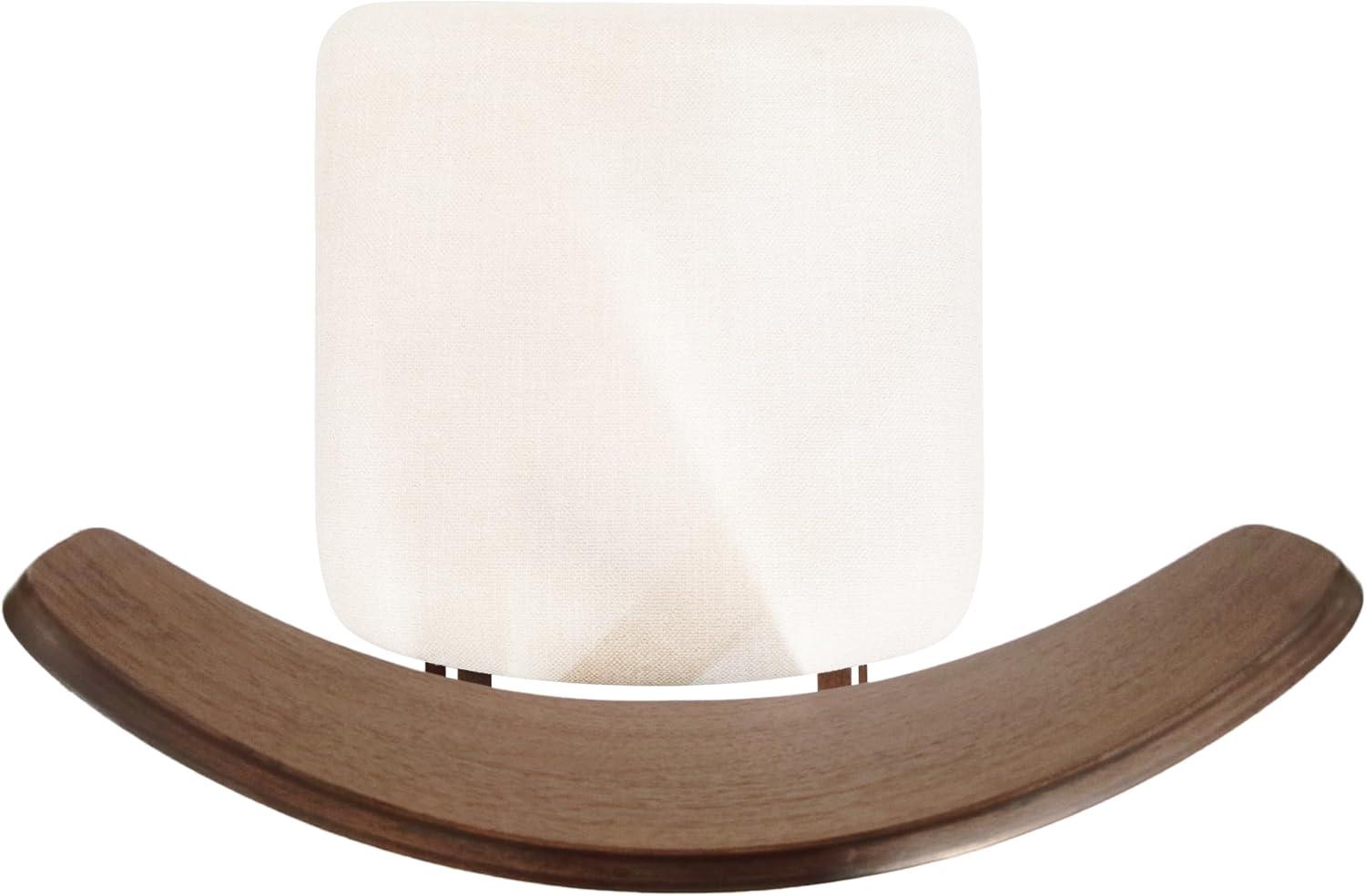 image:imageChristopher Knight Home Stocker Upholstered Dining Chairs Light BeigeWalnut Set of 2Light Beige Walnut