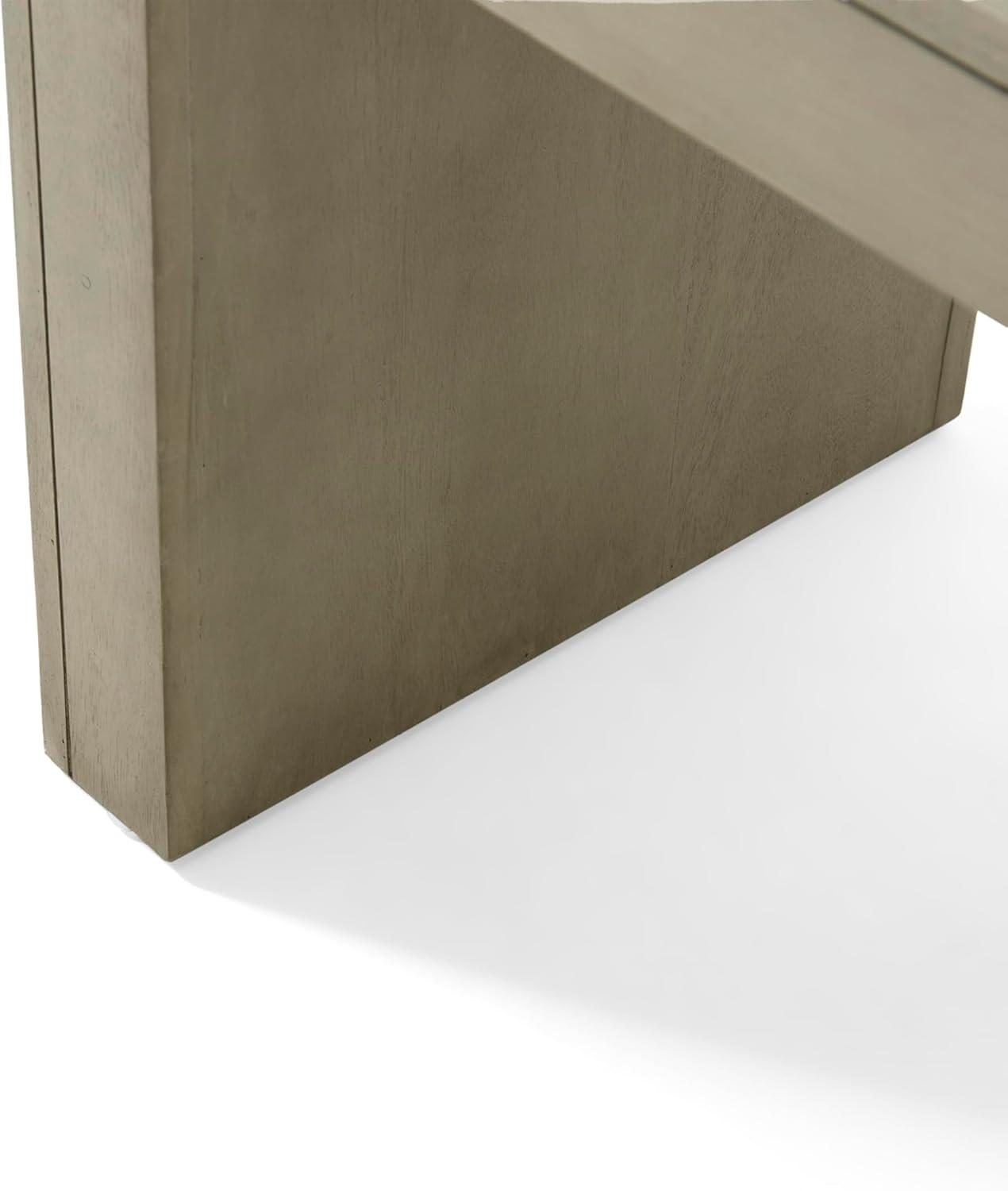 image:imageIvy Farmhouse Acacia Wood Dining Bench Light Gray OakLight Gray Oak