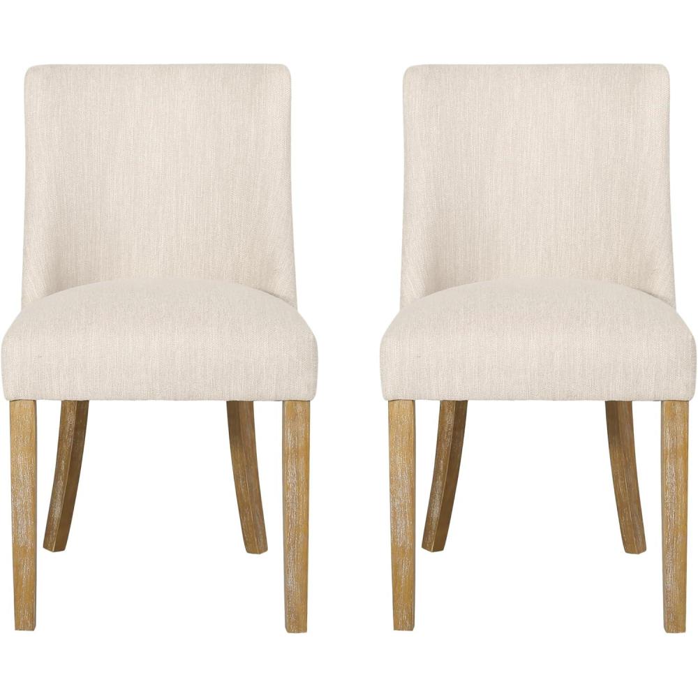 image:imageChristopher Knight Home Frances Dining Chairs BeigeNatural Set of 2
