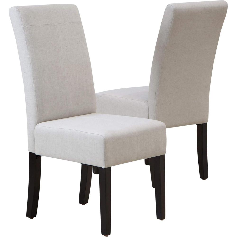 image:imageChristopher Knight Home Pertica Linen Dining Chairs 2Pcs Set Natural