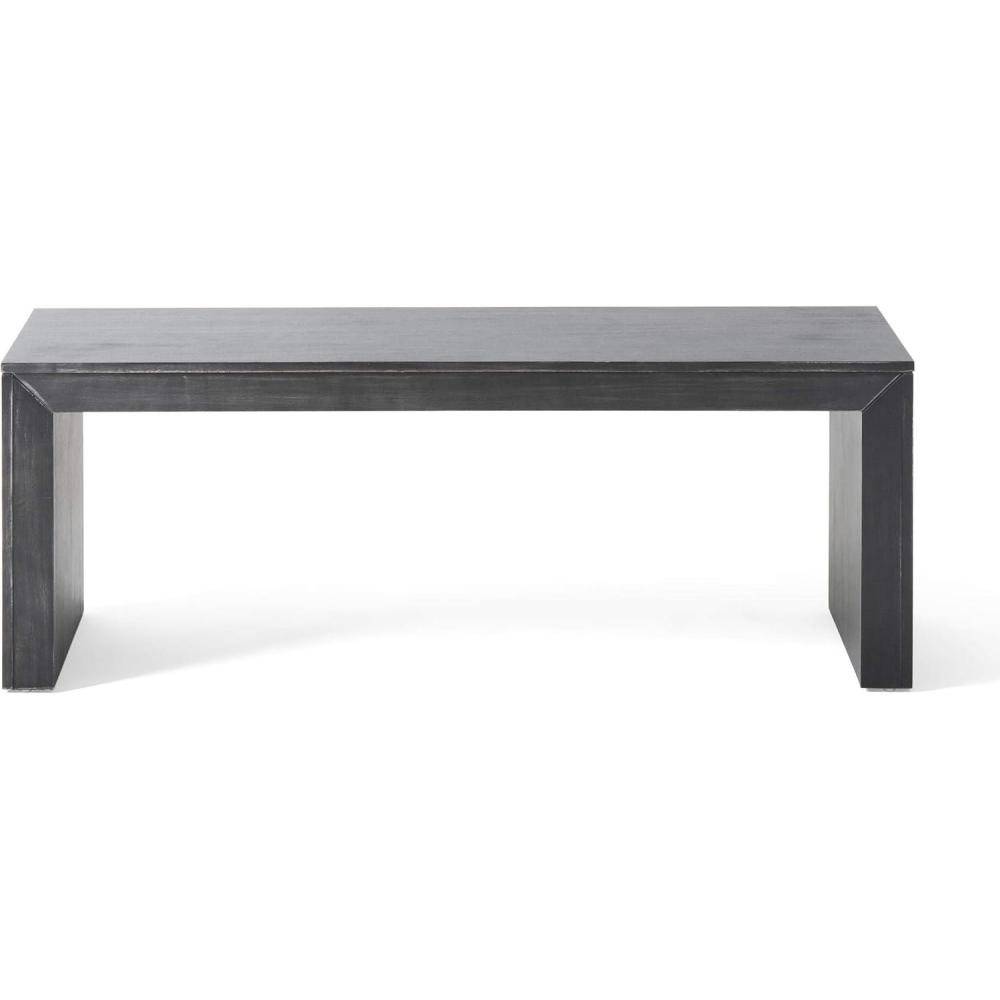 image:imageIvy Farmhouse Acacia Wood Dining Bench Light Gray OakBlack