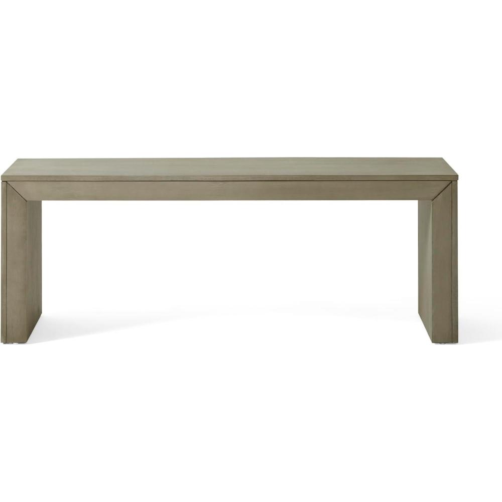 image:imageIvy Farmhouse Acacia Wood Dining Bench Light Gray OakLight Gray Oak