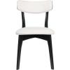 Chazz Upholstered Dining Chairs- Light Beige/Matte Black (Set of 2)(Chaz light Beige/Matte Black)