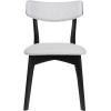 Chazz Upholstered Dining Chairs- Light Beige/Matte Black (Set of 2)(Chaz light Gray/Matte Black)
