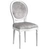 Christopher Knight Home Camille Traditional Velvet Dining Chairs, 2-Pcs Set, Navy Blue / Gloss Black(Horizon Grey / Gloss White)