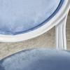 Christopher Knight Home Camille Traditional Velvet Dining Chairs, 2-Pcs Set, Navy Blue / Gloss Black(Icy Blue / Gloss White)