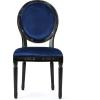 Christopher Knight Home Camille Traditional Velvet Dining Chairs, 2-Pcs Set, Navy Blue / Gloss Black(Navy Blue / Gloss Black)