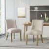 Christopher Knight Home Frances Dining Chairs – Beige/Natural (Set of 2)