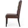 Christopher Knight Home Harriet Dining Chair Sets, Dark Brown(Dark Brown)