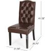 Christopher Knight Home Harriet Dining Chair Sets, Dark Brown(Dark Brown)