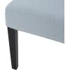 Christopher Knight Home Hayden Fabric Dining Chairs, 2-Pcs Set, Dark Teal(Light Sky + Dark Brown)
