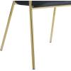 Christopher Knight Home Hillmon Velvet Upholstered Dining Chairs Set of 2, Iron Frame Dining Room Chair with Curved Backrest, Metal Kitchen Side Chair, Modern Living Room Accent Seat, Emerald+Gold(Black+gold)