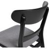 Christopher Knight Home Idalia Upholstered Dining Chairs- Light Gray/Matte Black (Set of 2)(Dark Gray + Matte Black)