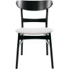 Christopher Knight Home Idalia Upholstered Dining Chairs- Light Gray/Matte Black (Set of 2)(Light Beige + Matte Black)
