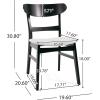 Christopher Knight Home Idalia Upholstered Dining Chairs- Light Gray/Matte Black (Set of 2)(Light Beige + Matte Black)