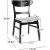 Christopher Knight Home Idalia Upholstered Dining Chairs- Light Gray/Matte Black (Set of 2)(Light Gray + Matte Black)