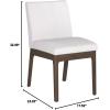 Christopher Knight Home Kwame Fabric / Walnut Finish Dining Chairs, 2-Pcs Set, Light Beige
