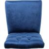 Christopher Knight Home Nickolai Traditional Crown Top Velvet Dining Chairs, 2-Pcs Set, Navy Blue / Dark Brown