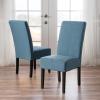 Christopher Knight Home Pertica Fabric Dining Chairs, 2-Pcs Set, Blue(Blue)