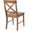 Christopher Knight Home Rovie Acacia Wood Dining Chairs, 2-Pcs Set, Dark Oak