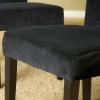 Christopher Knight Home Venetian Velvet Dining Chair, Black(Black)