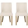 Christopher Knight Home Frances Dining Chairs – Beige/Natural (Set of 2)