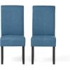 Christopher Knight Home Pertica Fabric Dining Chairs, 2-Pcs Set, Blue(Blue)