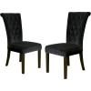 Christopher Knight Home Venetian Velvet Dining Chair, Black(Black)