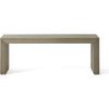 Ivy Farmhouse Acacia Wood Dining Bench, Light Gray Oak(Light Gray Oak)