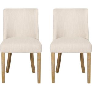 Christopher Knight Home Frances Dining Chairs – Beige/Natural (Set of 2)