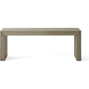 Ivy Farmhouse Acacia Wood Dining Bench, Light Gray Oak(Light Gray Oak)