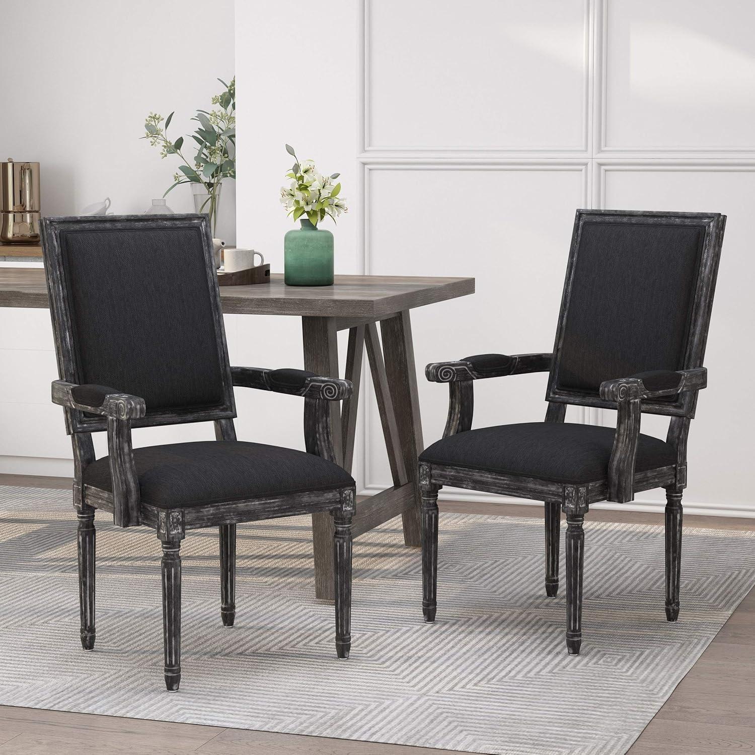 image:imageChristopher Knight Home Maria DINING CHAIR SETS Light Grey NaturalBlack Gray
