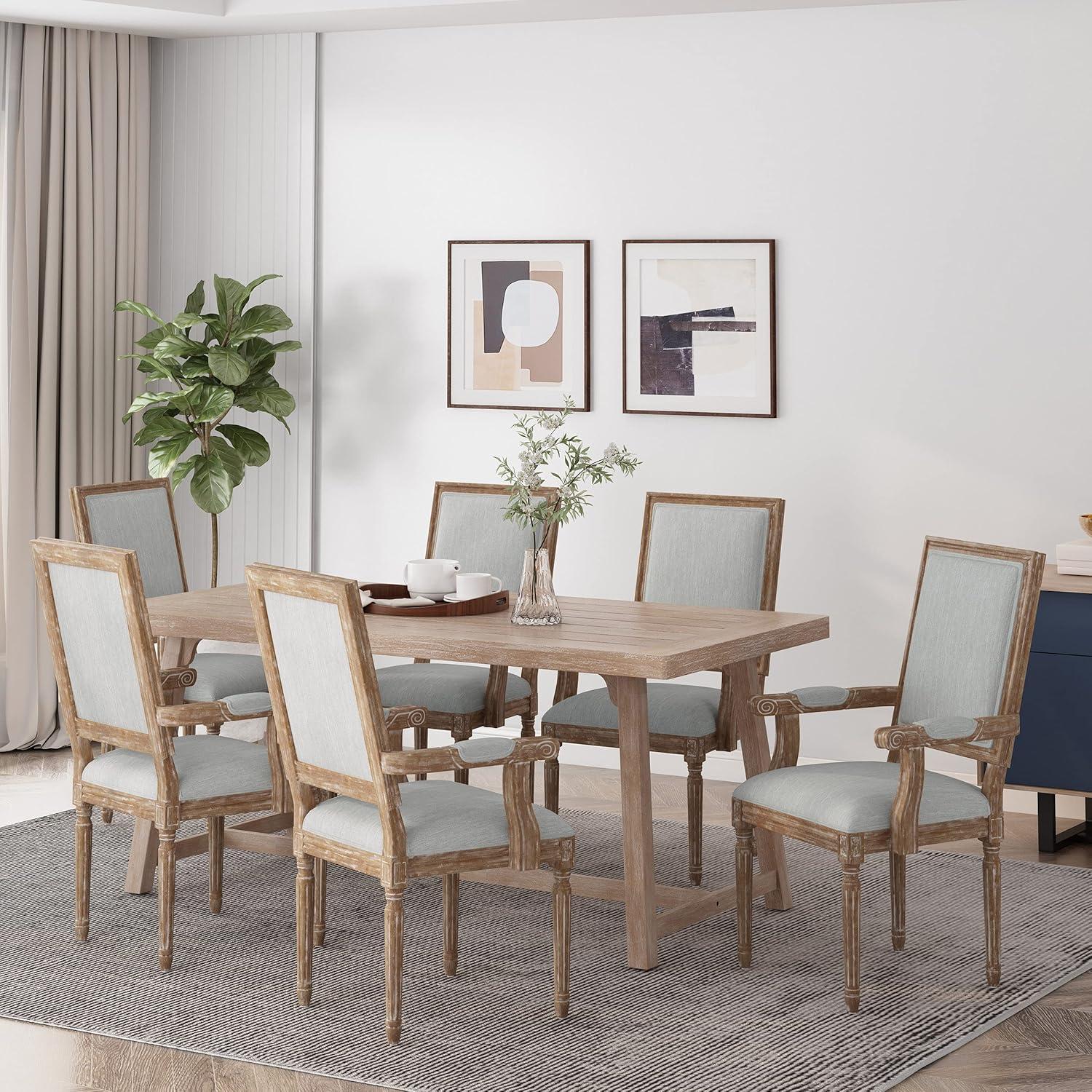image:imageChristopher Knight Home Maria DINING CHAIR SETS Light Grey NaturalLight Gray Natural