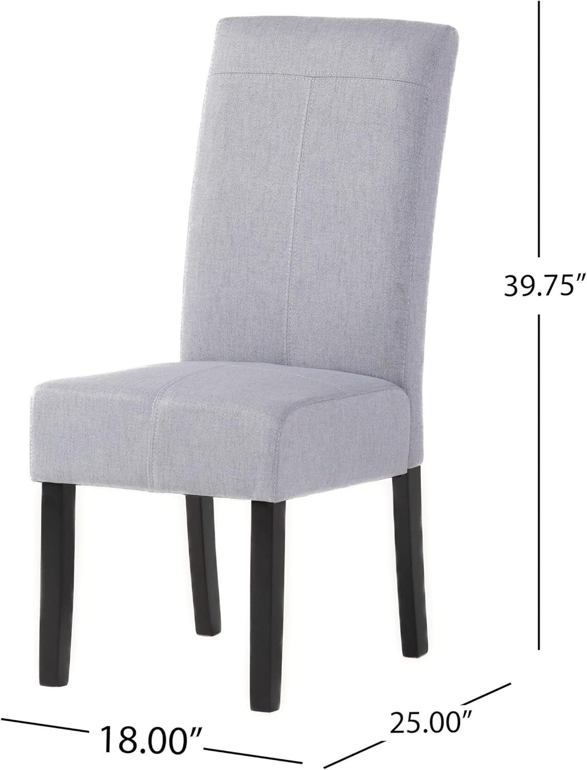image:imageChristopher Knight Home Pertica Fabric Dining Chair Set Of 2Wood Light Grey