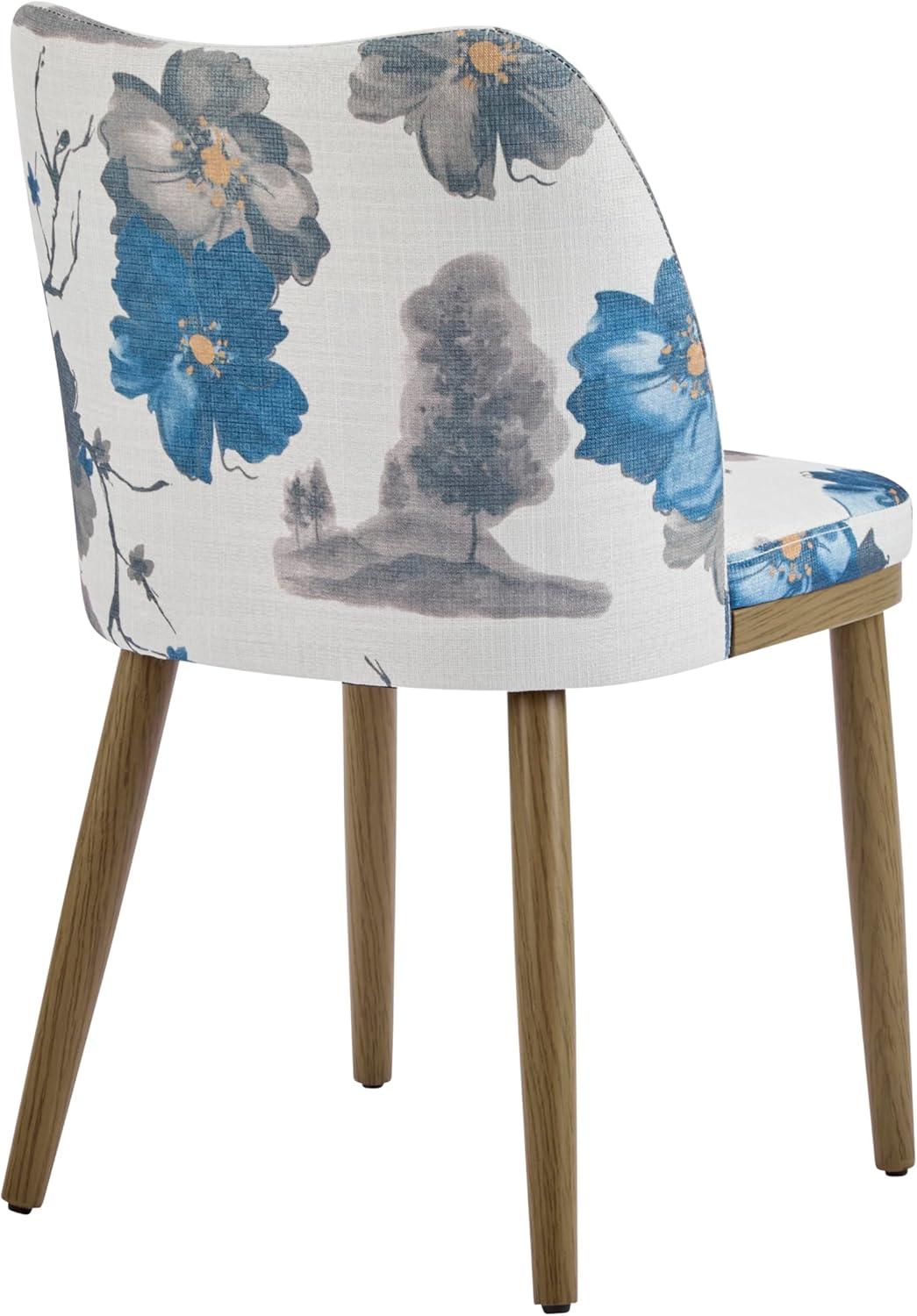 image:imageChristopher Knight Home Set of 2 Ringo Fabric Upholstered Dining Chairs Rubberwood Frame Curved BackrestFoamFilled Cushion Armless Accent ChairSide Chair Dining RoomKitchen ApricotWalnutBrownbluewhite