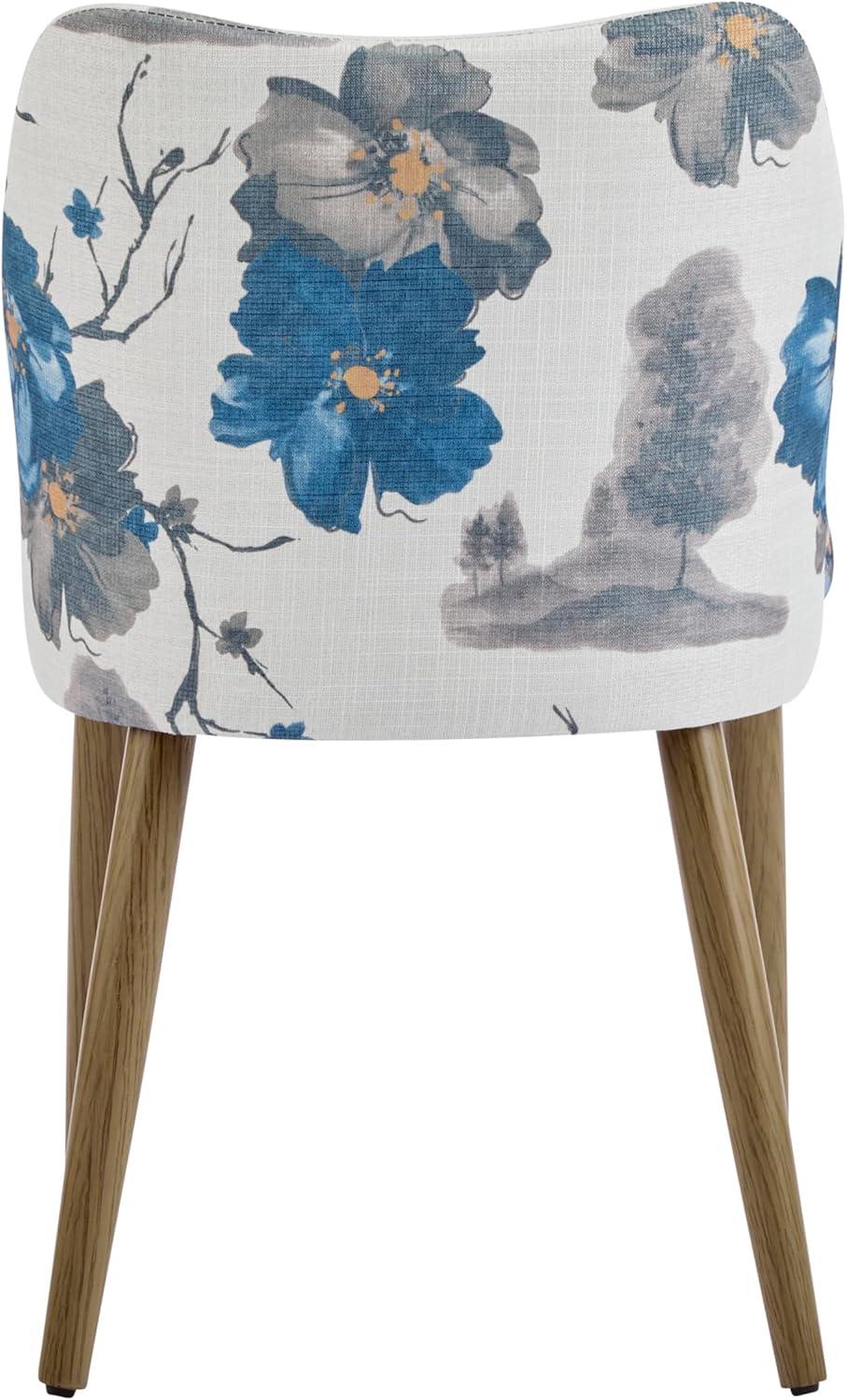 image:imageChristopher Knight Home Set of 2 Ringo Fabric Upholstered Dining Chairs Rubberwood Frame Curved BackrestFoamFilled Cushion Armless Accent ChairSide Chair Dining RoomKitchen ApricotWalnutBrownbluewhite
