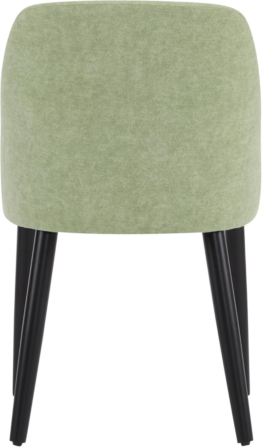 image:imageChristopher Knight Home Set of 2 Ringo Fabric Upholstered Dining Chairs Rubberwood Frame Curved BackrestFoamFilled Cushion Armless Accent ChairSide Chair Dining RoomKitchen ApricotWalnutMintblack