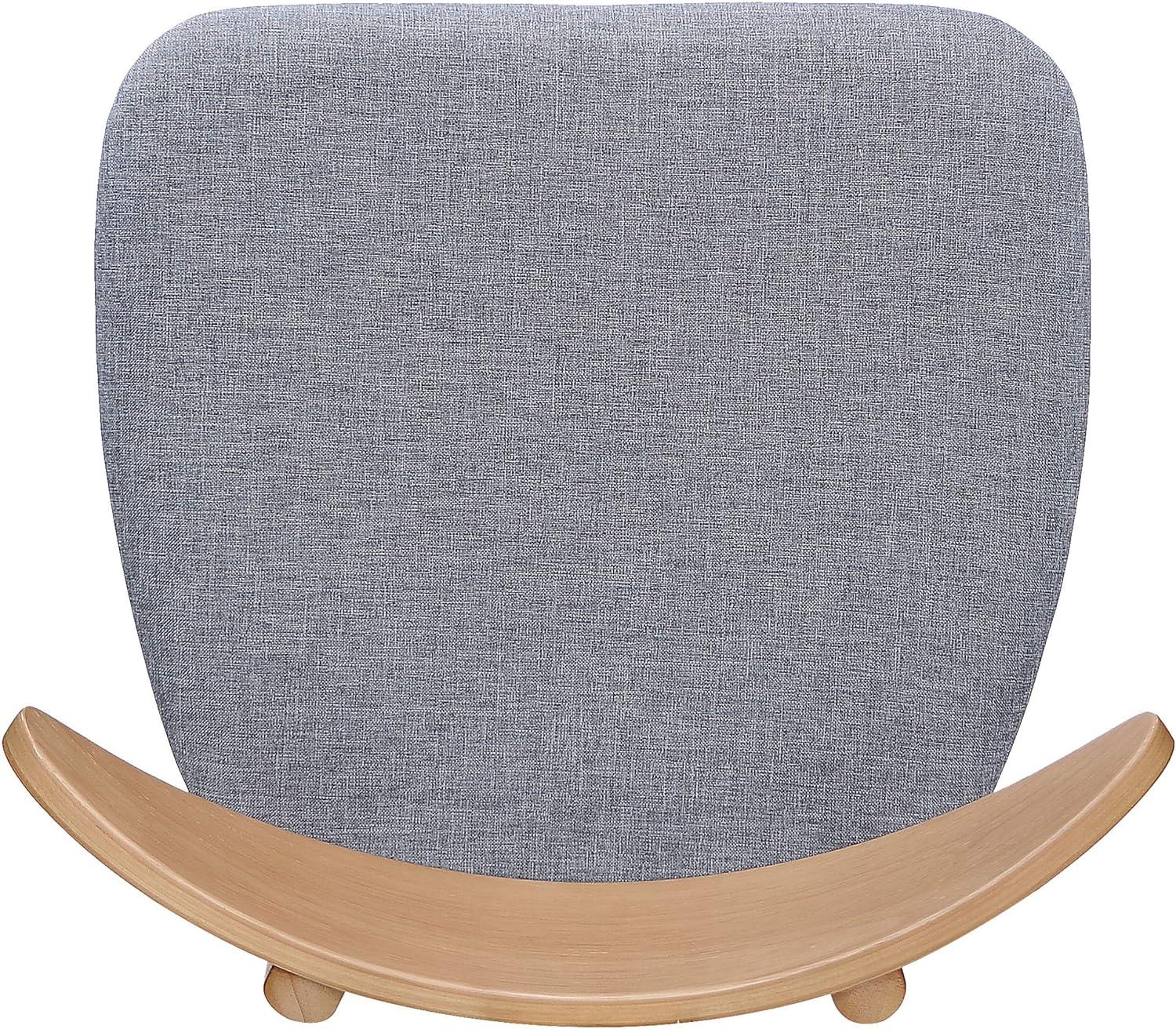 image:imageGDF Studio Barron Fabric Finish Dining Chairs Set of 2 2Pcs Set GreyOak