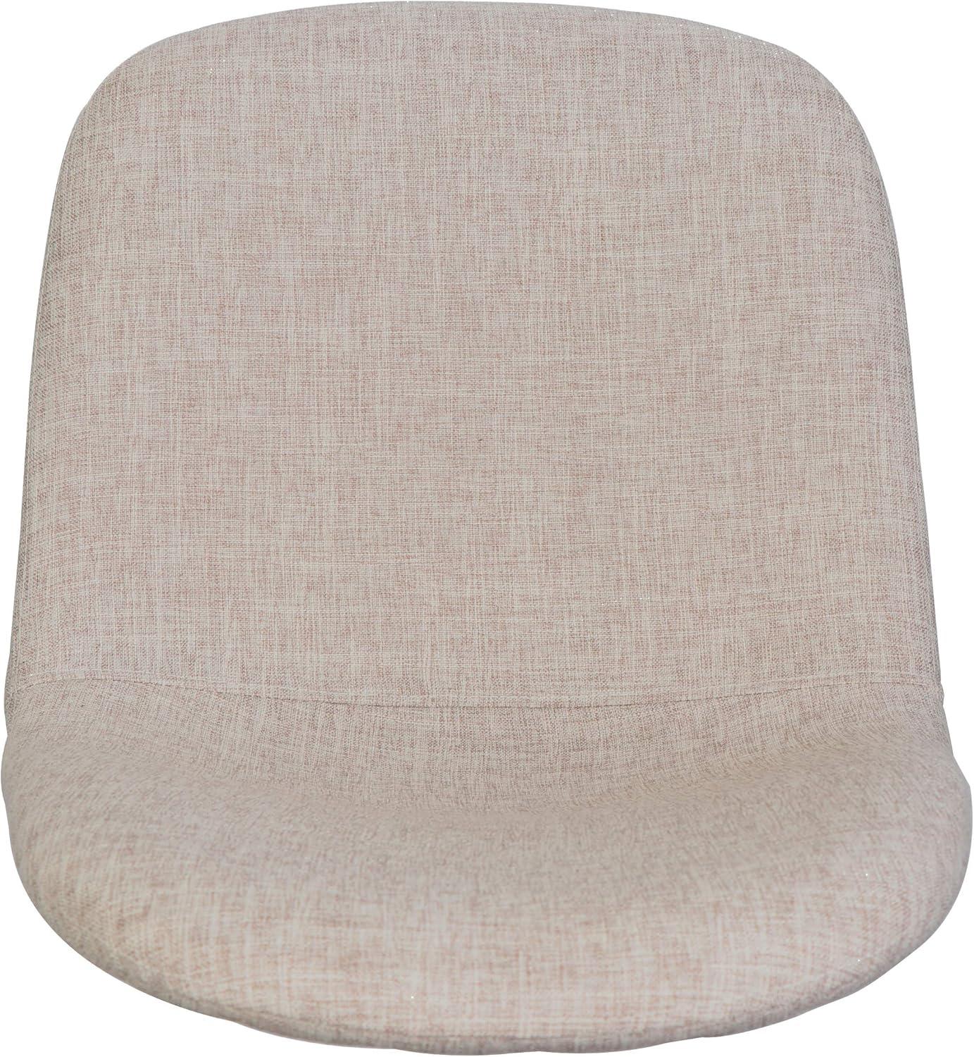 image:imageGDFStudio Great Deal Furniture Mid Century Wheat Fabric Dining Chairs with Dark Walnut Wood Finished Legs Set of 2Wheat